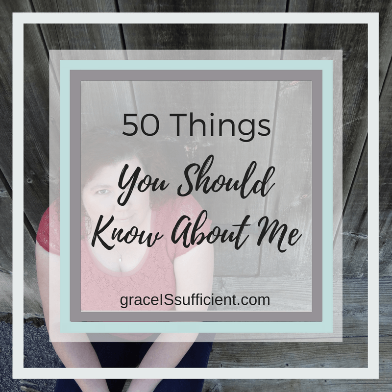 50 Things You Should Know About Me