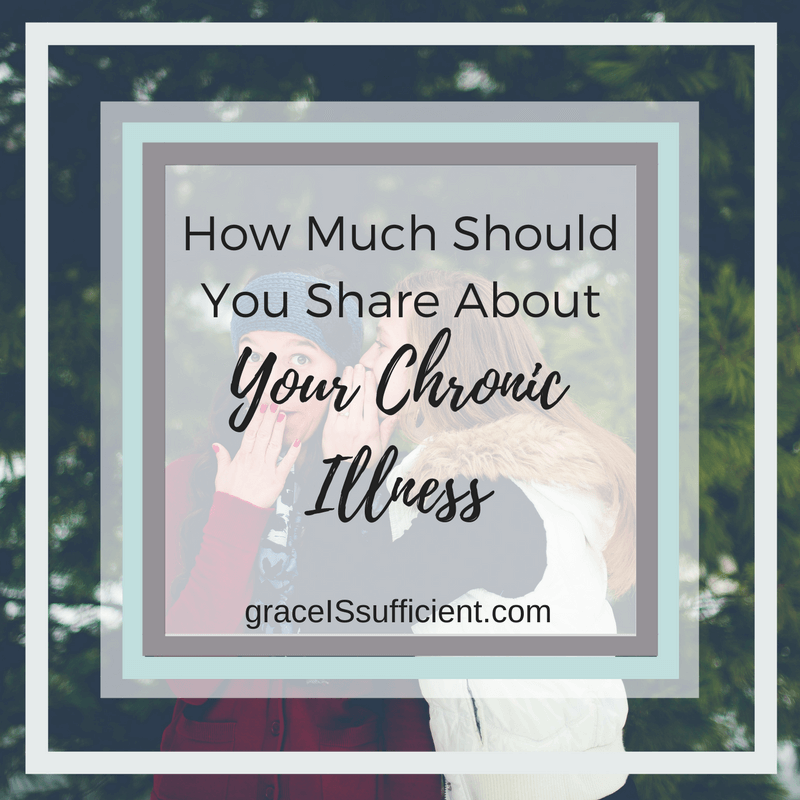 How Much Should You Share About Your Chronic Illness?