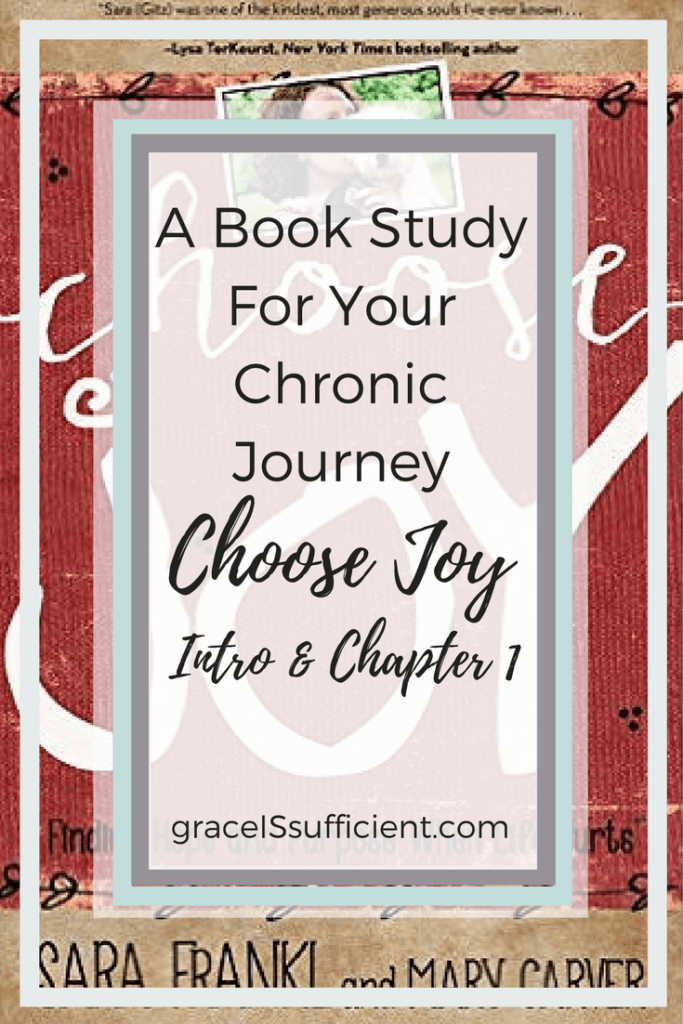 REVIEW OF CHAPTER 1 OF CHOOSE JOY BY SARA FRANKL