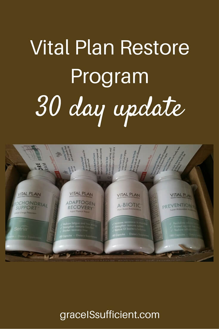 30 Day Update – Vital Plan Restore Program