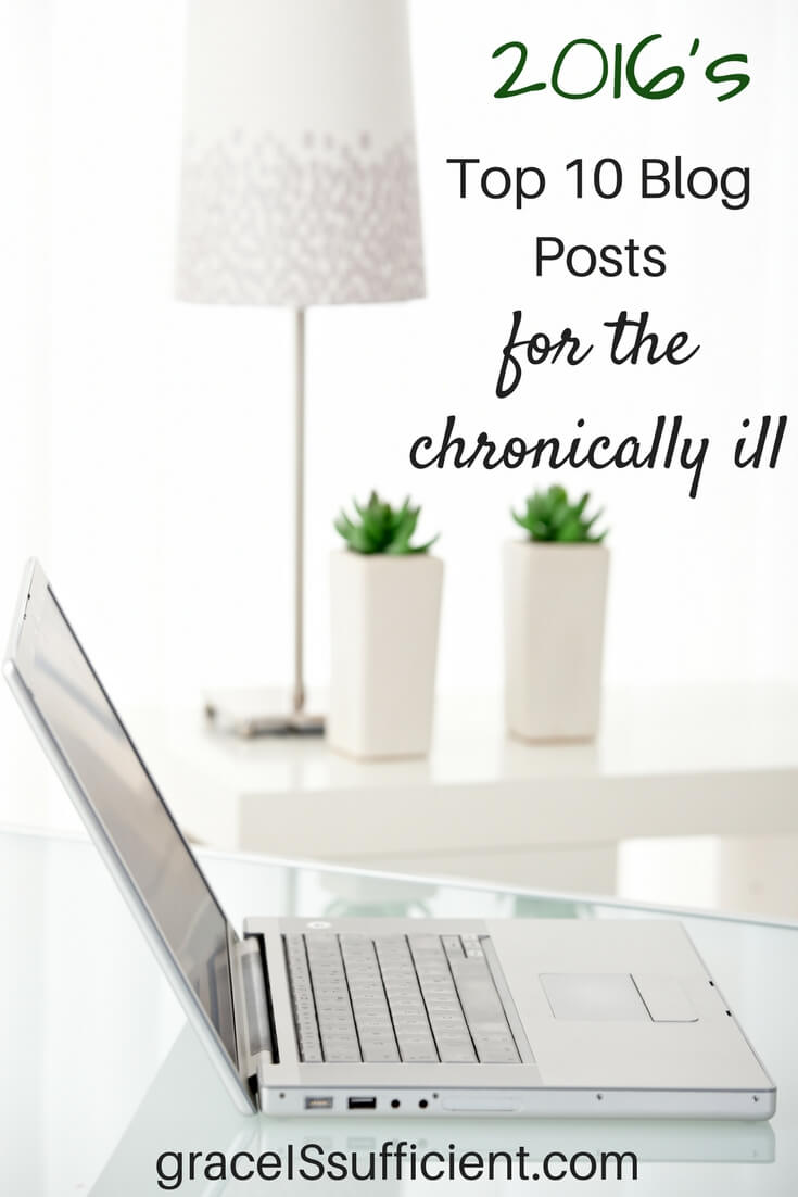 2016's top ten blog posts for the chronically ill