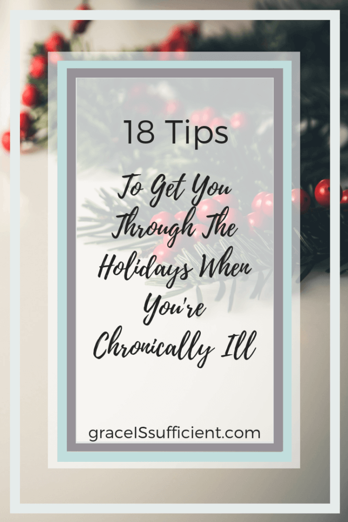holidays when you're chronically ill